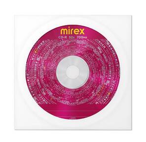 Диск CD-R Mirex 700 Mb,  52х,  Maximum,  Бум. конверт  (1),   (1 / 600)