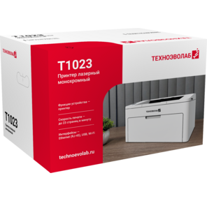 Принтер лазерный монохромный /  Принтер Техноэволаб T1023
