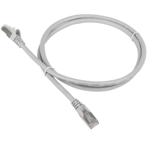 Кабель Patch cord Lanmaster TWT-45-45-1.5 / S-GY 10 PCS 1.5м FTP Cat 5e Grey