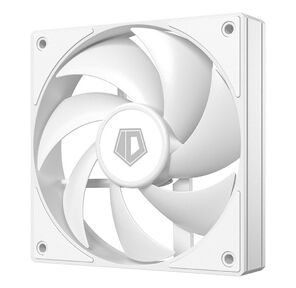 ID-COOLING AF-125-W Вентилятор 120x120x25мм PWM,  резиновые углы,  белый,  500-2000об / мин