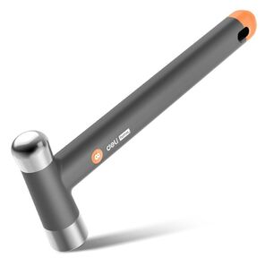 Молоток ";Home Series Gray"; Deli HT7008C  вес бойка 250гр,  эксклюзивный дизайн,  рукоятка из высококачественного софттач пластика