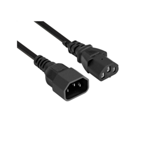 Exegate EP280629RUS Кабель монитор - компьютер  (UPS->устройство) ExeGate Power EC-3P  (IEC 320 С13->С14) VDE-250V-3*1.0mm2,  медь,  черный,  3м.