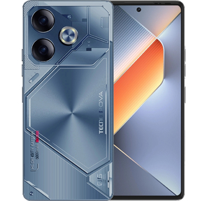 LI7 POVA 6 256+12 Interstellar Blue,  6.78" Asahi Glass,  20:9,  2436 x 1080 Mpix,  2.2GHz,  8 Core,  12GB RAM,  256GB,  up to 1TB flash,  108Мп+AI / 32Мп,  2 Sim,  4G,  BT v5.3,  WiFi 802.11 b / g / n,  GPS / AGPS,  GLONASS,  NFC,  Type-C,  6000mAh,  Android 14,  225g,  165, 5 ммx76.13 ммx7, 88 мм