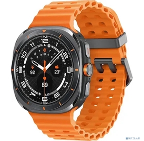Смарт-часы Samsung Galaxy Watch Ultra LTE 47мм 1.5" AMOLED корп.черный рем.оранжевый  (SM-L705FDAACAU)