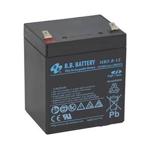 Аккумуляторная батарея B.B. Battery HR 5.8-12  (12В 5.8Ач ДхШхВ 90х70х102 мм,  масса 1, 88 кг) клеммы F2