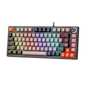 Defender Механическая клавиатура Wildfire GK-213 RU, сер / чер, 82кн, TNT розов, 1.5м_1