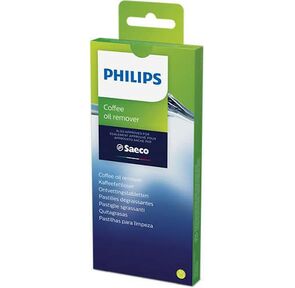 Бытовая химия Philips /  Очищающие таблетки от кофейных масел Saeco,  для автоматических кофемашин Saeco,  на 6 использований,  вес продукта: 0.1 кг,  количество в упаковке: 6 по 1.6 г каждая,  материал упаковки: картон