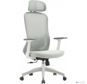 Кресло Cactus CS-GMC515-GY серый сиденье серый сетка / ткань с подголов. крестов. пластик пластик серый