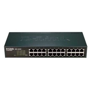 D-Link DES-1024A / E1B,  24-port UTP 10 / 100Mbps Auto-sensing,  Stand-alone,  Unmanaged