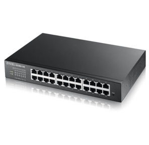 Smart L2 коммутатор Zyxel GS1900-24E,  rack 19",  24xGE,  настольный,  бесшумный