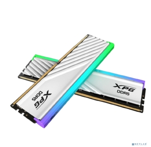 Модуль памяти ADATA XPG Lancer Blade Gaming DDR5 Общий объём памяти 32Гб Module capacity 16Гб Количество 2 6000 МГц Радиатор Множитель частоты шины 30 1.35 В RGB белый AX5U6000C3016G-DTLABRWH