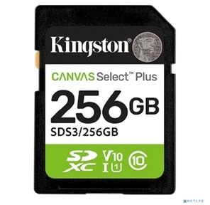 Флеш карта SDXC 256GB Kingston SDS3 / 256GB Canvas Select Plus V10 w / o adapter