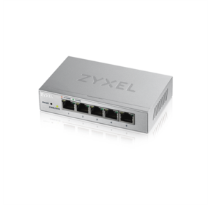 Zyxel Smart коммутатор GS1200-5,  5xGE,  настольный,  бесшумный,  с поддержкой VLAN,  IGMP,  QoS и Link Aggregation