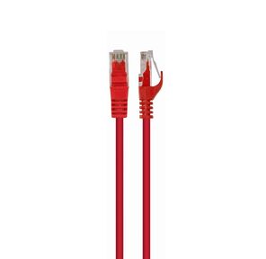 Патч-корд UTP Cablexpert кат.6,  0.5м,  литой,  многожильный  (красный)