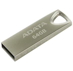Флеш накопитель 64GB A-DATA UV210,  USB 2.0,  Металлич.,  Серебро