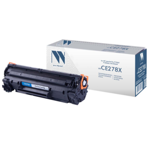 Картридж NVPrint CE278X для LaserJet P1566 / P1606w,  чёрный,  2500 стр.