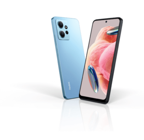 Redmi Note 12 Ice Blue (23021RAA2Y),  16, 9 cm  (6.67") 1080 x 2400,  2.2GHz+1.8GHz,  8 Core,  6 GB,  128 GB,  50 МП + 8 МП + 2 МП / 13Mpix,  2 Sim,  2G,  3G,  LTE,  BT v5.0,  WiFi 802.11 a / b / g / n / ac,  NFC,  GPS  /  A-GPS,  ГЛОНАСС,  Galileo,  Beidou,  Type-C,  5000 mAh,  Android 12,  186g,  165, 9 ммx76, 2 ммx7, 8 мм