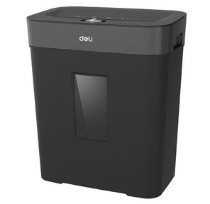 Шредер Deli ET023 черный  (секр.P-4) фрагменты 8лист. 15лтр.