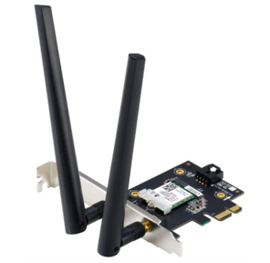 ASUS PCE-AXE5400 /  / WIFI 802.11ax,  2402 + 574Mbpsб PCI-E Adapter,  2 антенны; 90IG07I0-ME0B10
