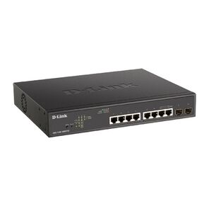 D-Link DGS-1100-10MPPV2 / A3A,  L2 Smart Switch with 8 10 / 100 / 1000Base-T ports and 2 1000Base-X SFP ports  (6 PoE ports 802.3af / 802.3at  (30 W),  2 ports 802.3af / 802.3at / 802.3bt  (90W),  PoE Budget 242 W).8K
