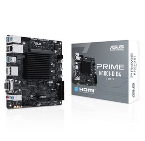 Материнская плата с ЦПУ ASUS PRIME N100I-D D4-CSM /  / N100, USB3.2 GEN 2, MB