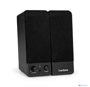 ExeGate Accord 235  (Активная,  питание 220В,  2х3Вт,  30-18000Гц,  цвет черный,  дерево,  разъем для наушников,  Color Box)