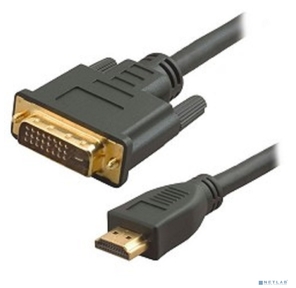 5bites Кабель 5bites APC-073-020 HDMI M  /   DVI M  (24+1) double link,  зол.разъемы,  ферр.кольца,  2м.