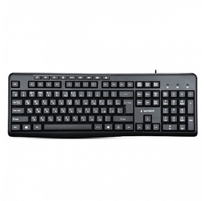 Клавиатура Gembird KB-8440M, {USB,  черный,  113 клавиш,  9 кнопок управления мультимедиая,  кабель 1, 5м}