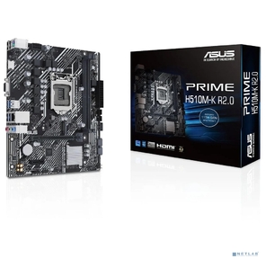 Материнская плата Asus PRIME H510M-K R2.0 Soc-1200 Intel H470 2xDDR4 mATX AC`97 8ch (7.1) GbLAN+VGA+HDMI