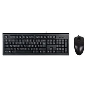 Клавиатура + мышь A4 KR-8520D клав:черный мышь:черный USB