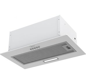 Вытяжка встраиваемая Midea MH60I301W белый управление: механическое  (1 мотор)