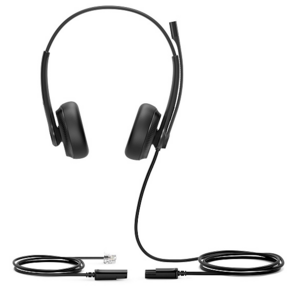 YEALINK YHS34 Dual Дуо,  Проводная,  HD звук,  QD,  RJ9,  шт