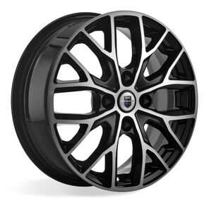 Легковой диск КиК 6, 0 / 16 4*114, 3 Алмаз черный