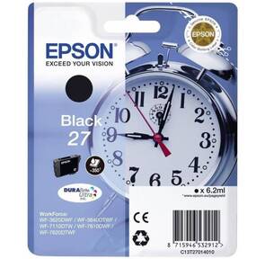 Картридж струйный Epson C13T27014022 черный для Epson WF7110 / 7610 / 7620  (350стр.)  (6.2мл)