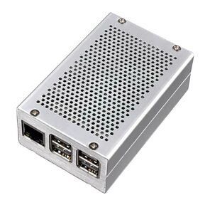 RA193   Корпус ACD Heat Dispersion Metal Aluminium Alloy Case for Raspberry Pi 3,  Silver