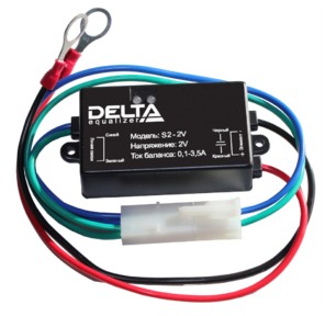 Battery equalizer C1-12V,  for 2 or more batteries with a nominal voltage of 9 to 12V,  balancing current up to 3A.