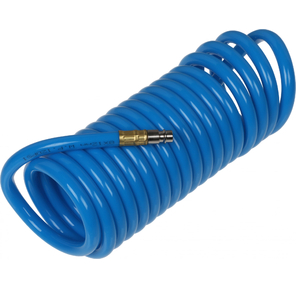 FUBAG Шланг спиральный с фитингами [170304] {рапид_полиуретан_15бар_8х12мм_5м}