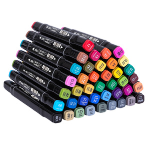 Набор маркеров для скетчинга Deli E70806-40 двойной пиш. наконечник 40цв. текстильная сумка  (40шт.)