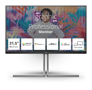 Монитор 31.5" AOC U32U3CV Black  (4K,  IPS,  3840x2160,  4 ms,  178° / 178°,  400 cd / m,  50M:1,  +2xHDMI 2.0,  +DisplayPort 1.4,  +4xUSB 3.2,  USB Type-C,  +MM,  +RJ45)