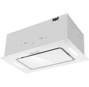 Вытяжка встраиваемая Meferi Ultra INBOX52WH Glass белый управление: кнопочное  (1 мотор)