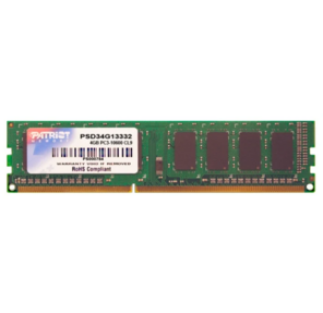Patriot PSD34G13332 Память DDR3 4Gb 1333MHz RTL PC3-10600 CL9 DIMM 240-pin 1.5В