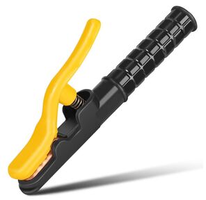 Электрододержатель Deli DL23300A  500гр,  макс. сила тока 300A,  длина 295мм,  диаметр электрода 4, 0-6, 3мм,  площадь поперечного сечения кабеля 35-50 кв.мм