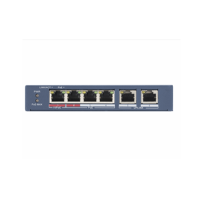 HIKVISION DS-3E0106HP-E 4 RJ45 100M PoE с грозозащитой 6кВ
