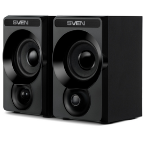 SVEN SPS-535,  чёрный,  акустическая система 2.0,  USB,  мощность 2x3 Вт (RMS)
