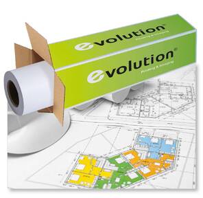 Бумага EVOLUTION  XES Premium EXTRA Paper 80gr 0.841x175 м  втулка 3"  /  76мм   (ex.003R93240) кратн. 2