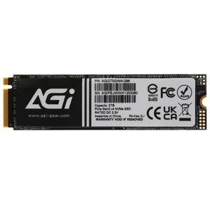 Твердотельный накопитель SSD AGI AI298 M.2 PCIe 2TB RETAIL-Color Box