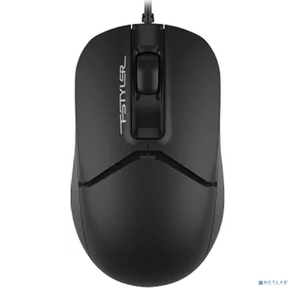 Мышь A4Tech Fstyler FM12S черный оптическая  (1200dpi) silent USB  (3but)