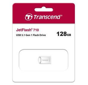Флеш-накопитель Transcend 128GB JETFLASH 710  (Silver)