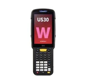 Терминал сбора данных M3 Mobile US30W all-in-one,  Android 13.0 GMS,  WVGA,  802.11 a / b / g / n / ac / ax Wi-Fi 6,  SE5500 2D,  BT5.3,  4G / 64G,  38K,  6700mAh Battery. Req CRD&PWSP