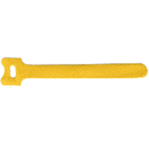 Хомут-липучка 125мм,  20 шт.,  желтый